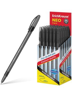Ручка шариковая ErichKrause Neo Original, игольчатый узел 0.7 мм, чернила чёрные