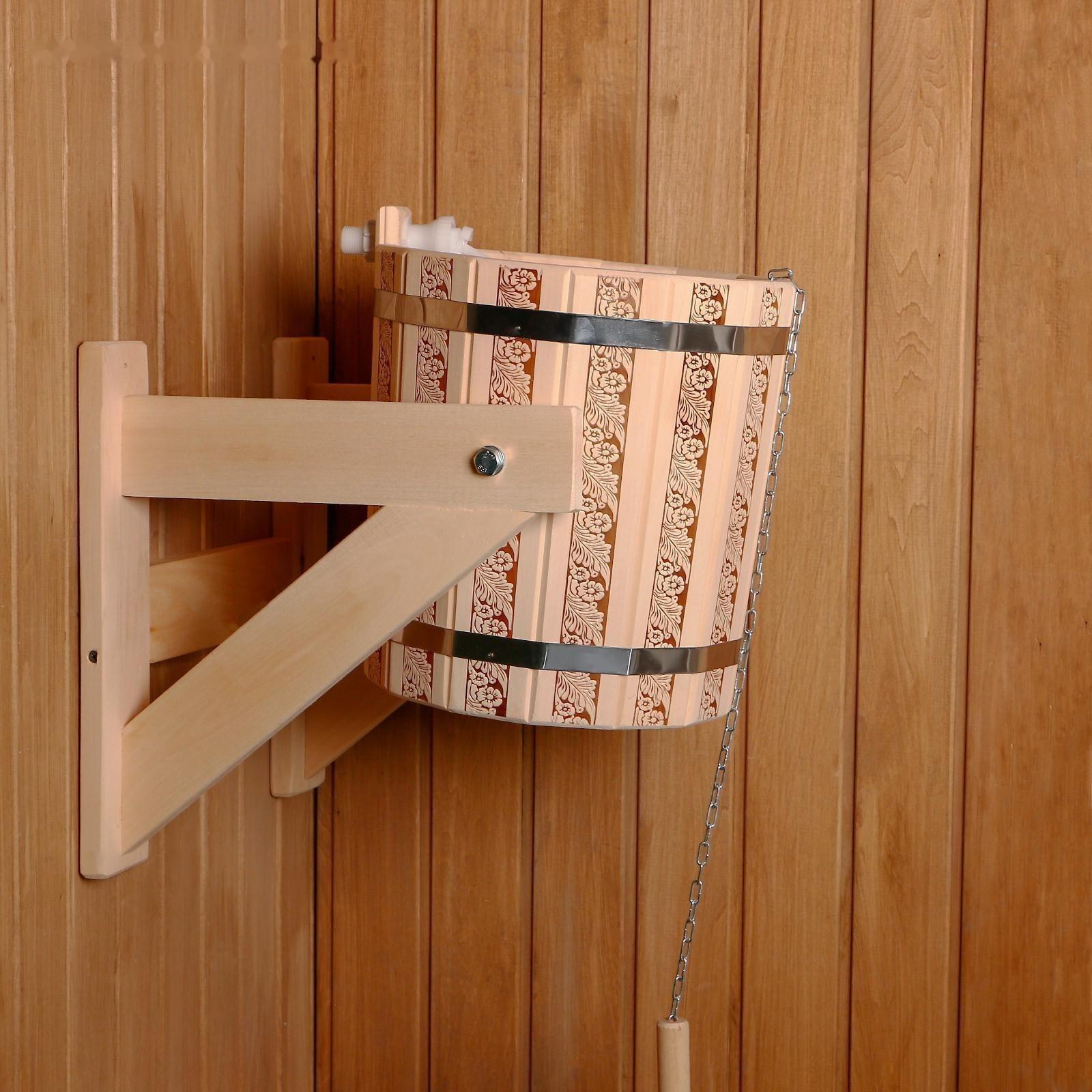 Обливное устройство 10 л с пластиковой вставкой, 