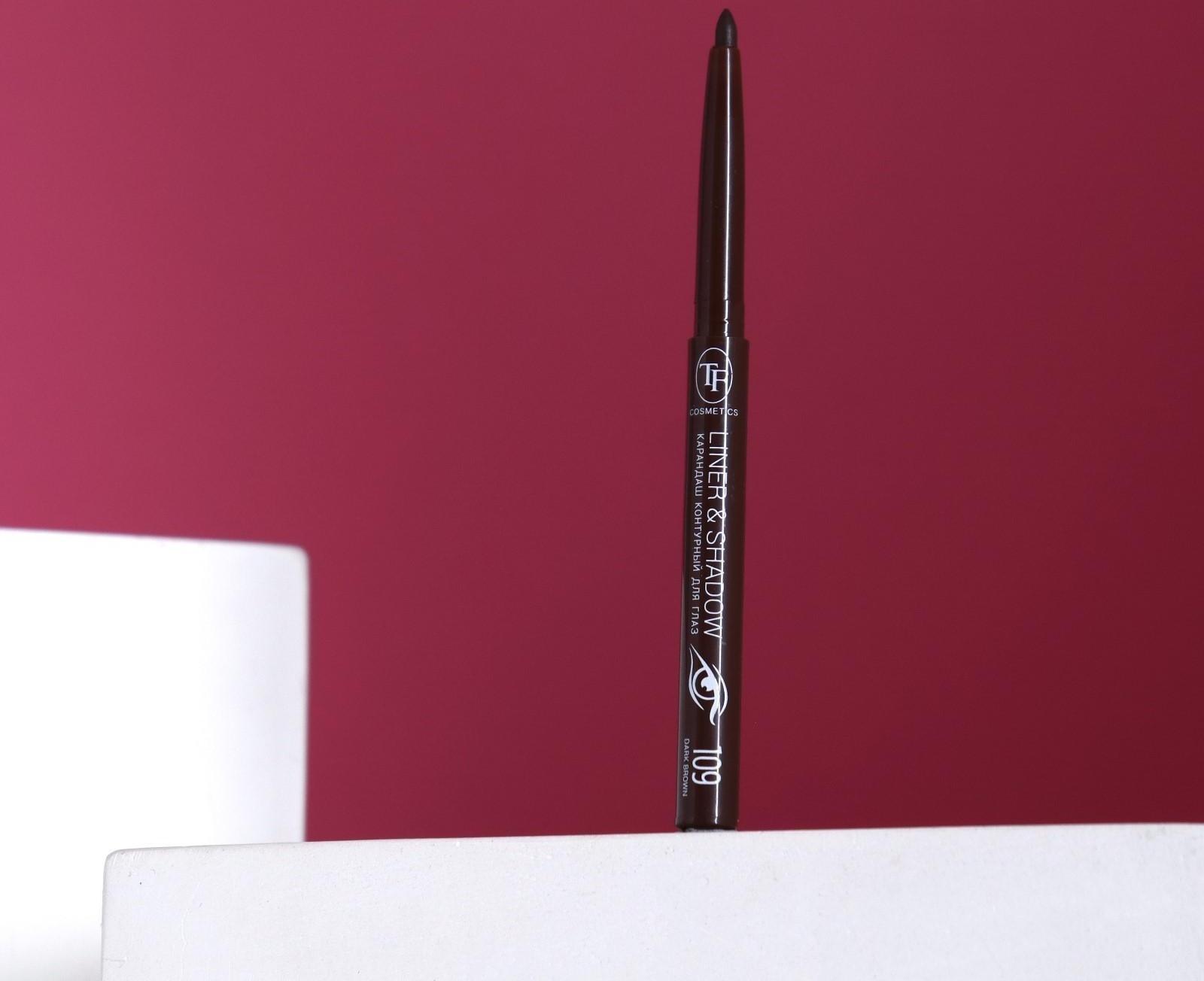 Контурный карандаш для глаз TF Liner & Shadow автоматический, тон №109 dark brown