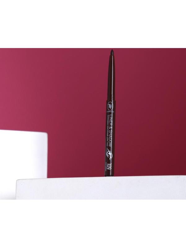 Контурный карандаш для глаз TF Liner & Shadow автоматический, тон №109 dark brown