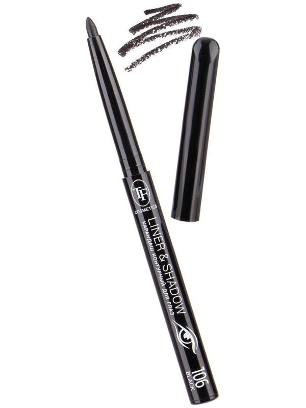 Карандаш для глаз контурный TF Liner & Shadow автоматический, тон №106 black