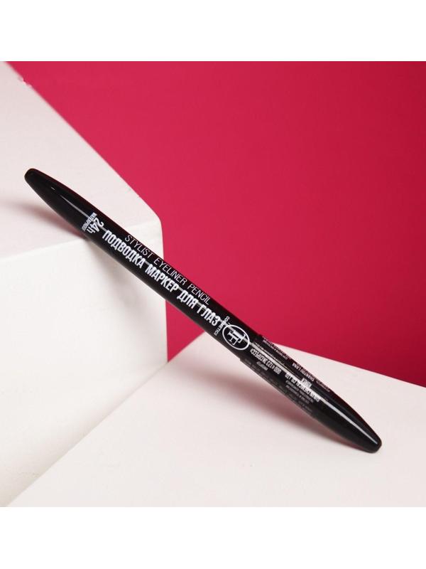 Подводка для глаз фломастер TF Best for me Stylist Eyeliner Pencil, чёрная