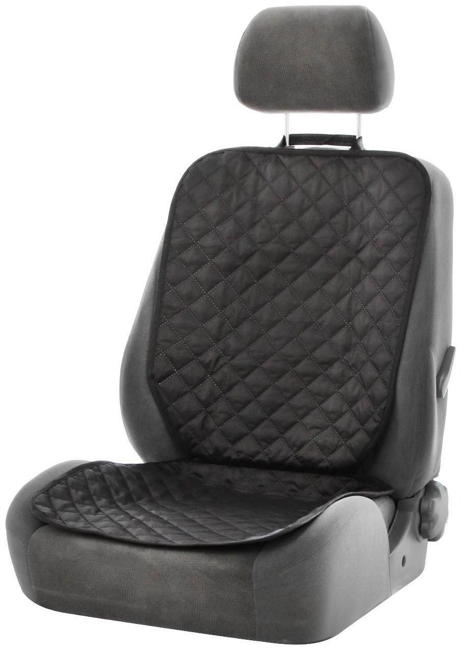 Накидка защитная под детское автокресло, оксфорд, черный, 45х110 см