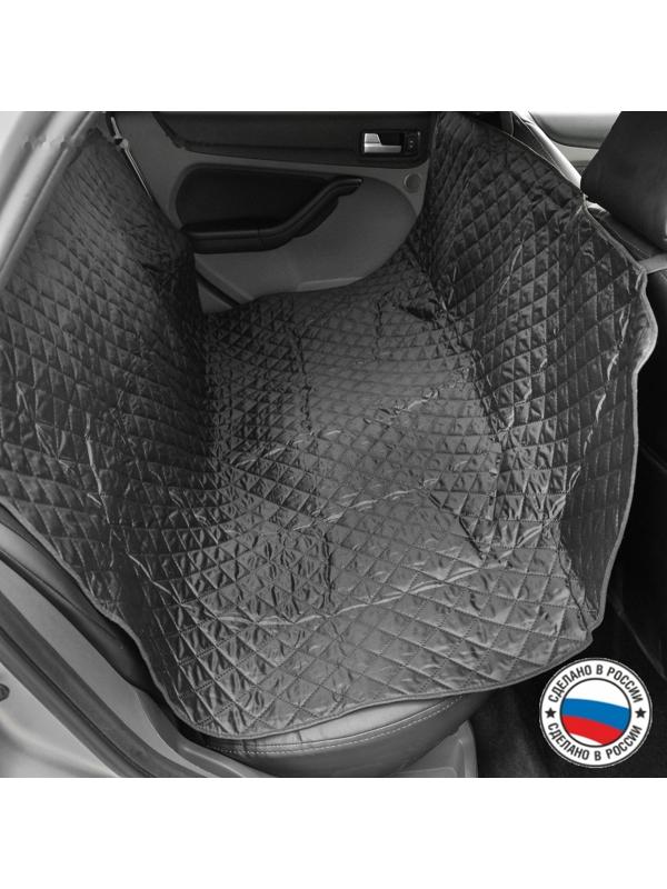 Накидка-гамак для перевозки животных и грузов, оксфорд, черный, 110х130 см