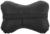 Подушка автомобильная косточка, на подголовник, экокожа, черный, 16х24 см