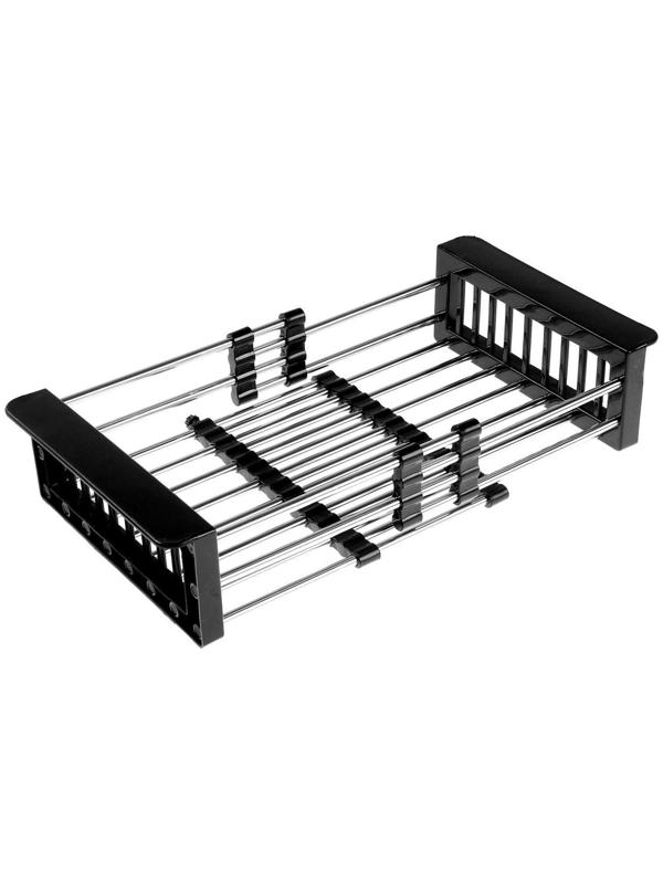 Мойка FABIA PROFI, 60х50 см, графит, врезная, S = 3,0 и 0,8 мм, сифон с переливом + корзина