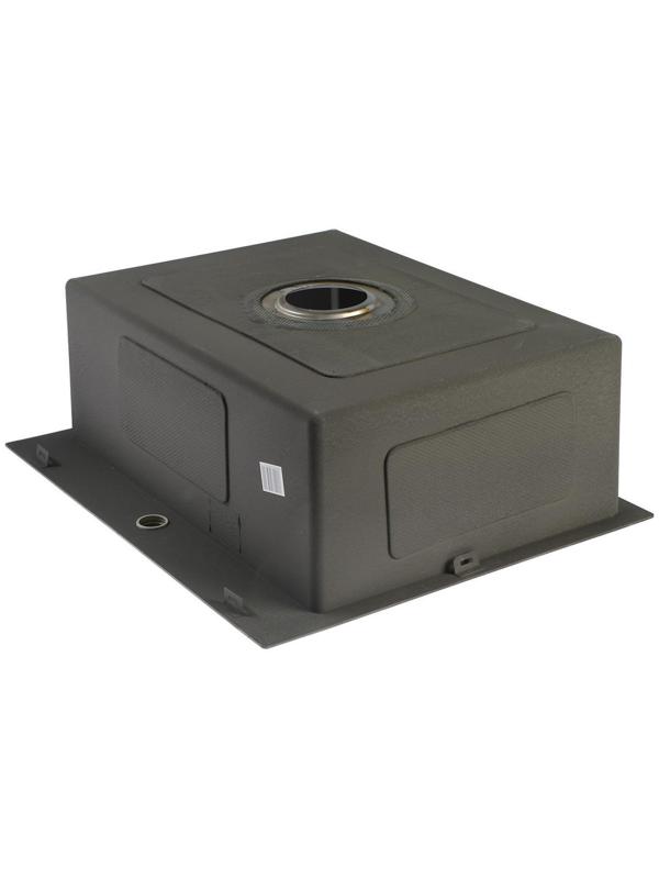 Мойка FABIA PROFI, 60х50 см, графит, врезная, S = 3,0 и 0,8 мм, сифон с переливом + корзина