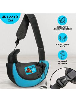 Слинг переноска для животных «С другом по пути» 40х22х8 см