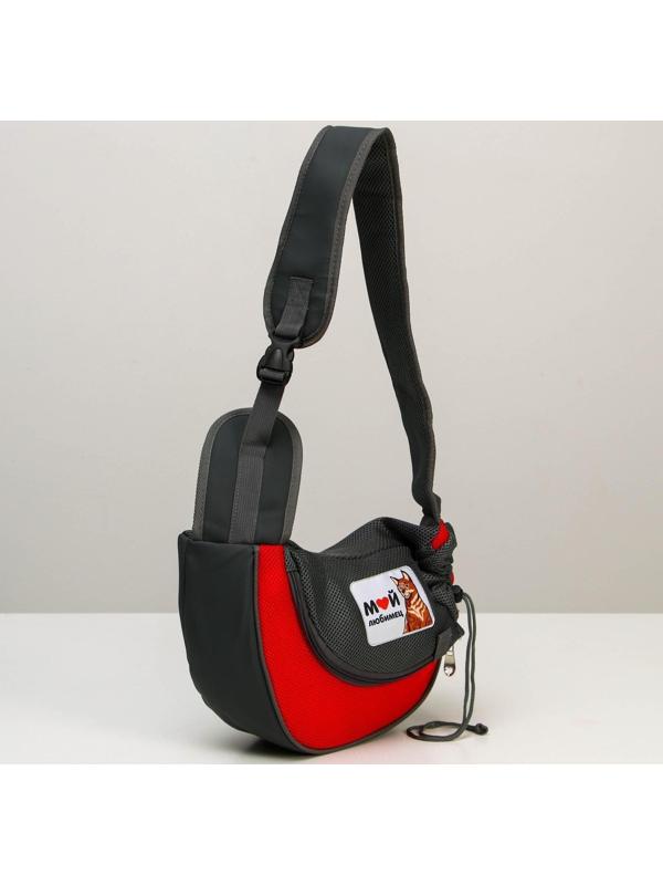 Слинг переноска для животных «Мой любимец» 40х22х8 см