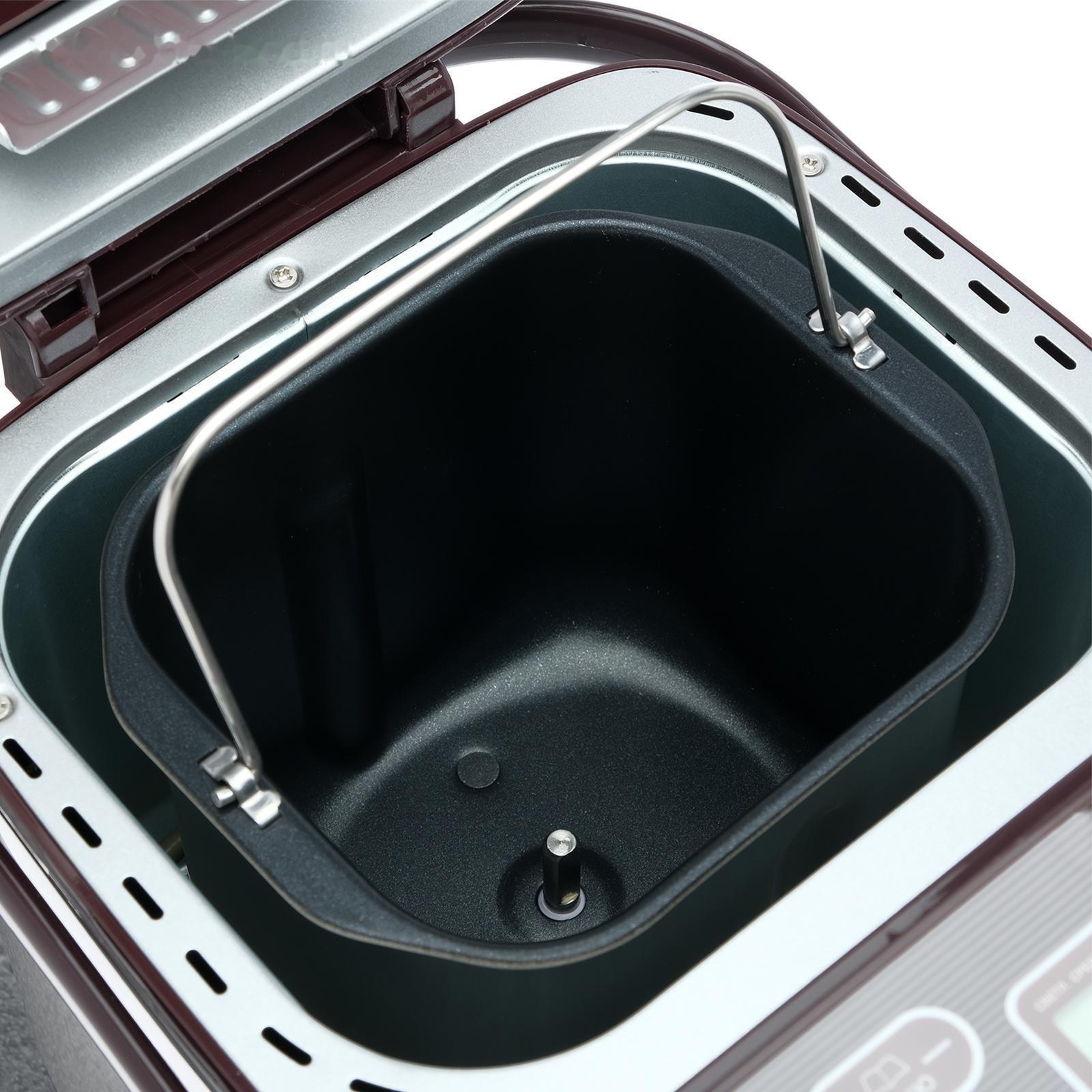 Хлебопечь Galaxy GL 2700, 600 Вт, вес выпечки 500 и 750г, ЖК-дисплей, 19 программ