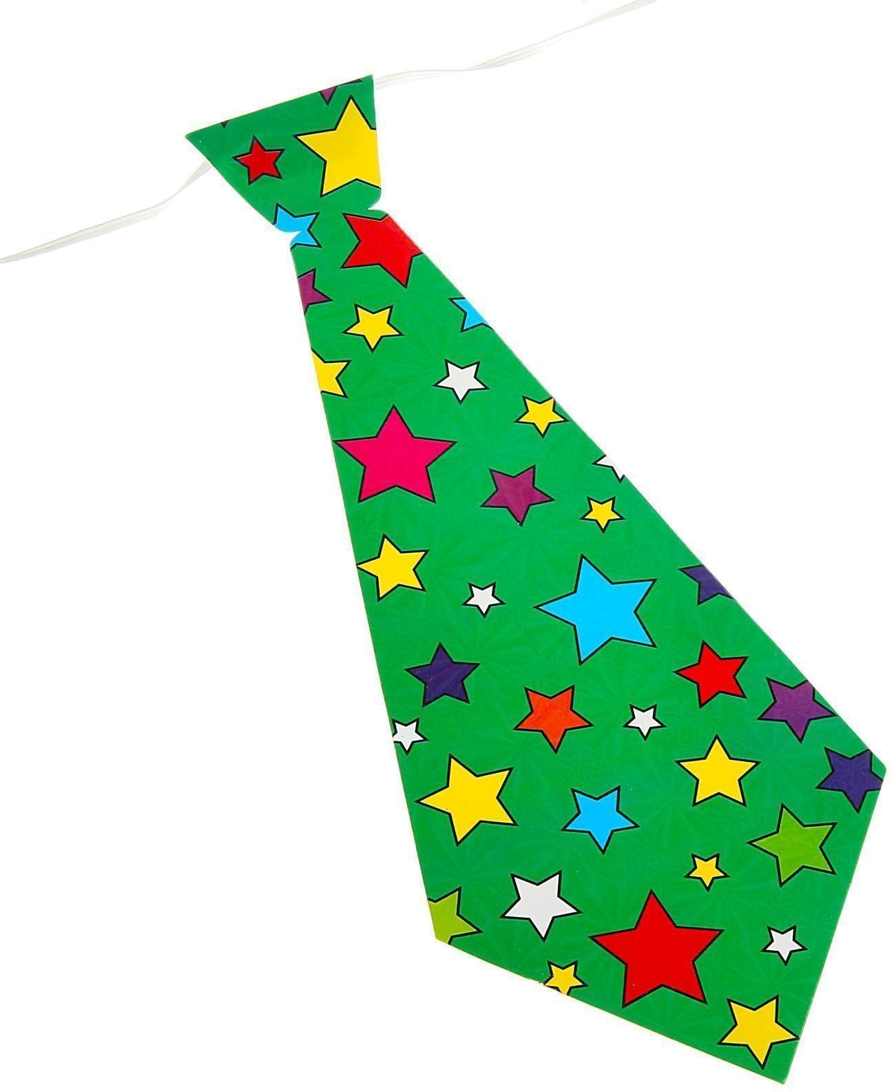 Карнавальный галстук «Звёзды», набор 6 шт., виды МИКС