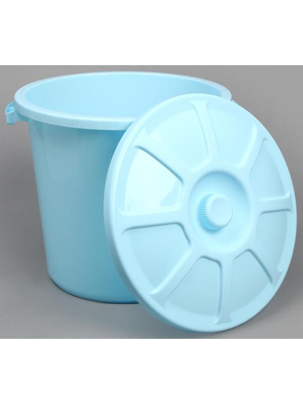 Бак пищевой с крышкой, 40 л, цвет МИКС