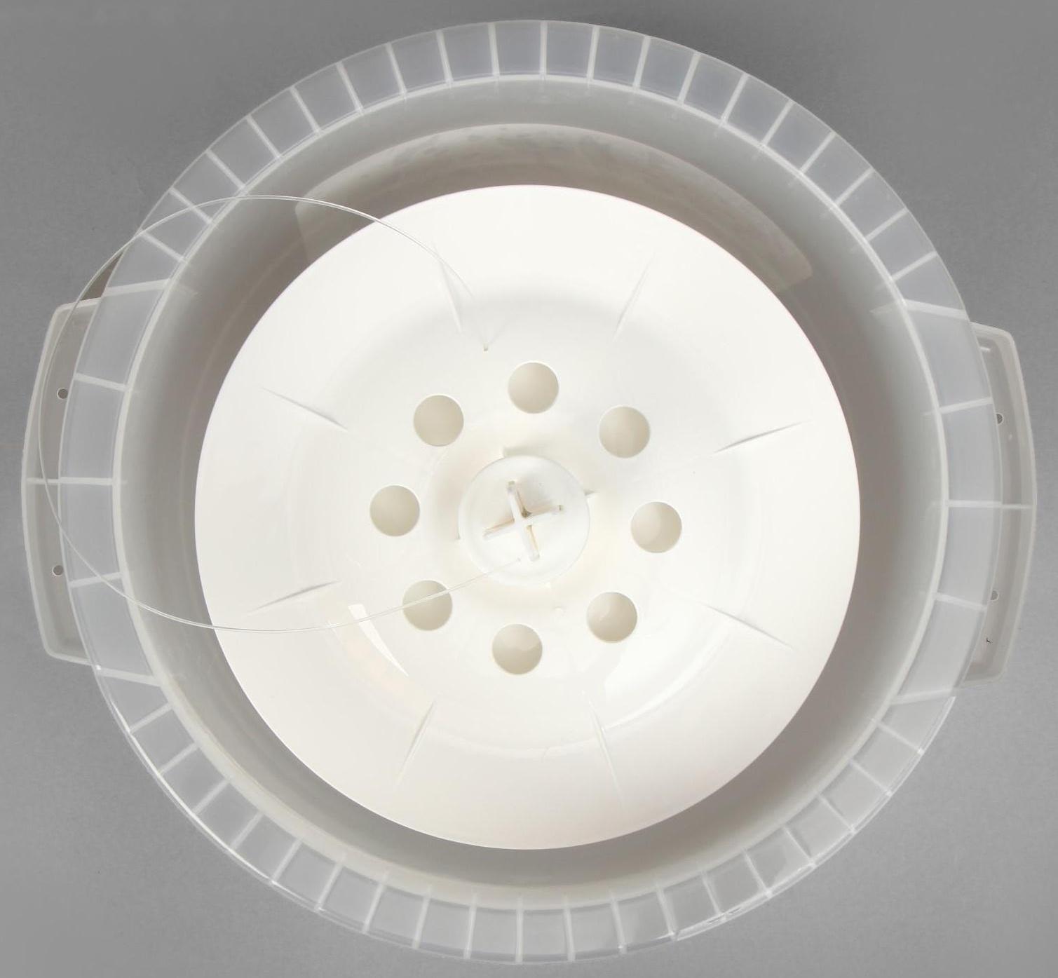 Бочка пищевая, 20 л, с герметичной крышкой, с гнётом, «Для солений»