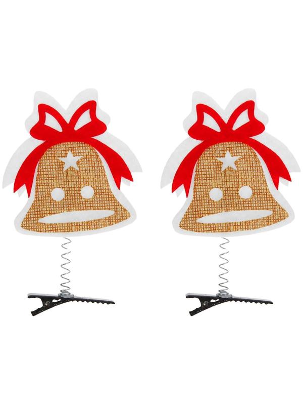 Карнавальный зажим «Колокольчик», набор 2 шт., виды МИКС