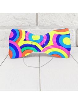 Карнавальная бабочка «Цветная», виды МИКС