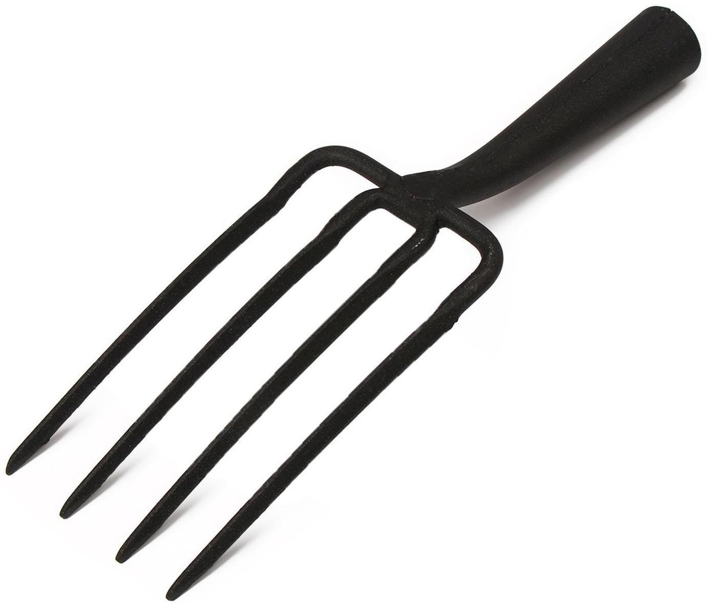 Вилы садово-огородные, 4-рогие, тулейка 40 мм, без черенка