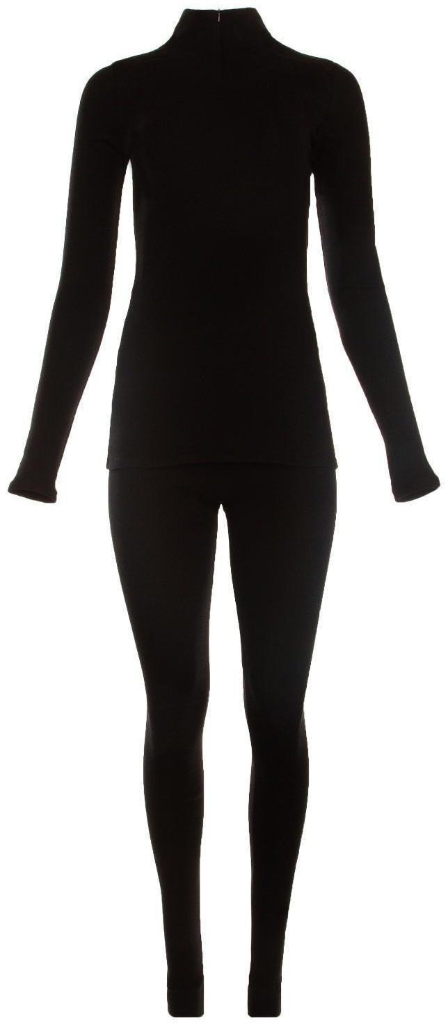 Термобельё женское (лонгслив, лосины) MINAKU цвет чёрный, р-р 42