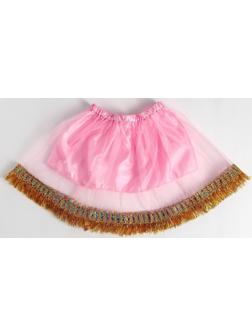 Карнавальная юбка «Бабочка», цвет розовый