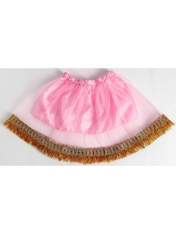 Карнавальная юбка «Бабочка», цвет розовый