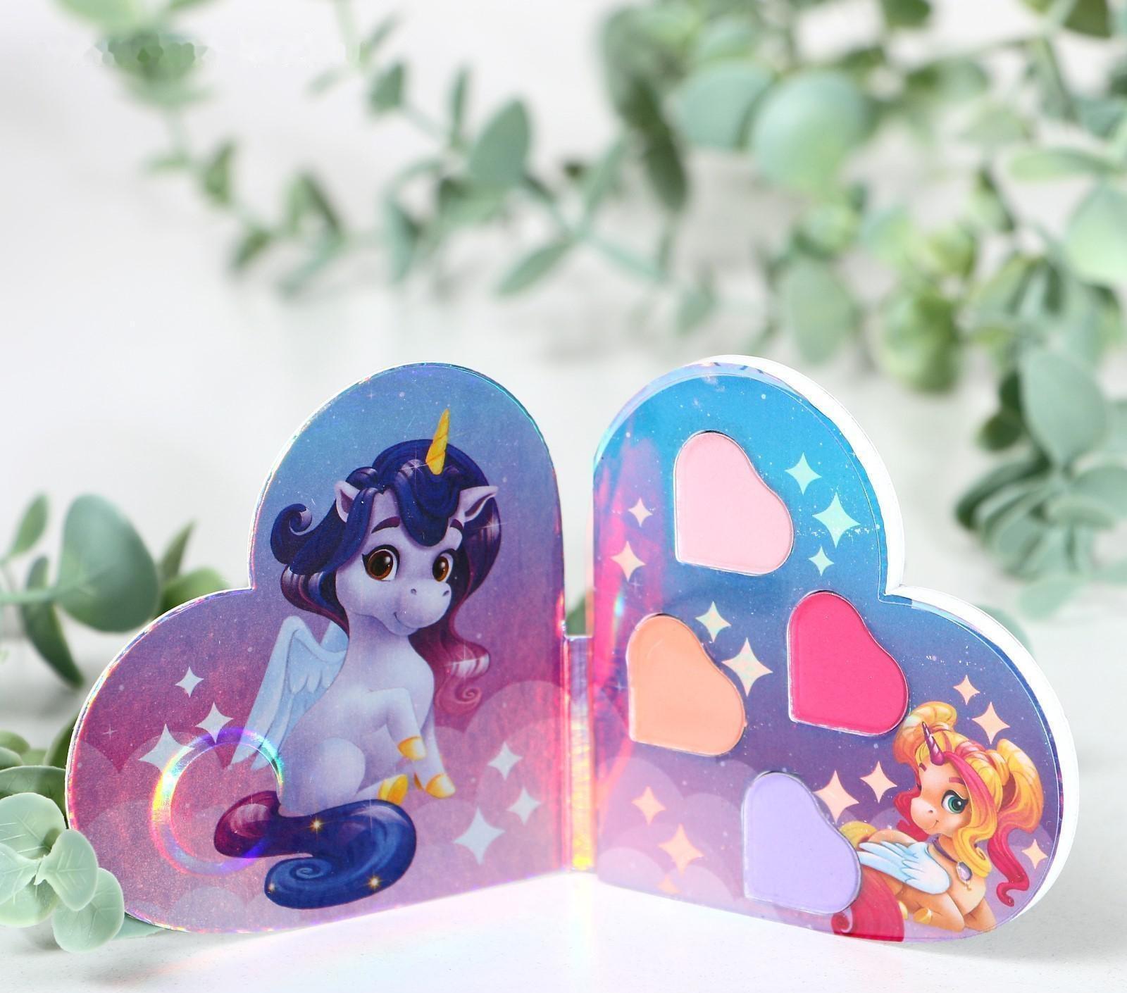 Тени для девочки «Сияй!» 4 цвета по 1,3 гр