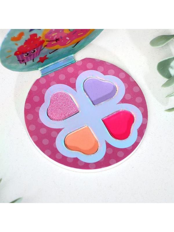 Тени для девочки «Ты супер!» 4 цвета по 1,3 гр