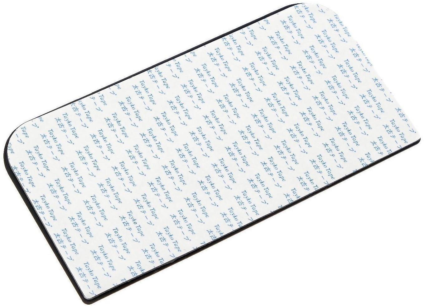 Визитница на козырек с номером сотового телефона, черный