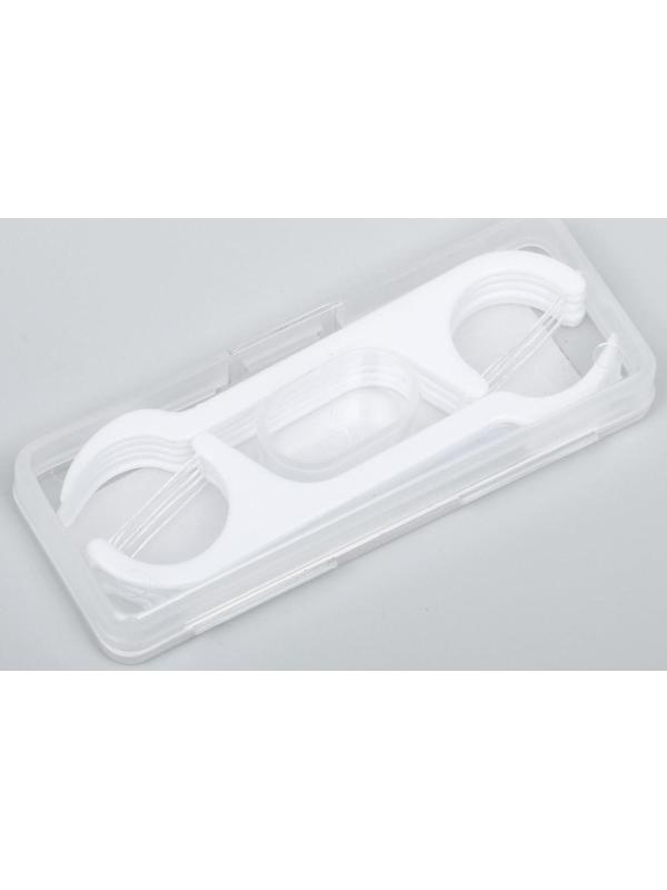 Зубная нить в пластиковом держателе, набор 10шт