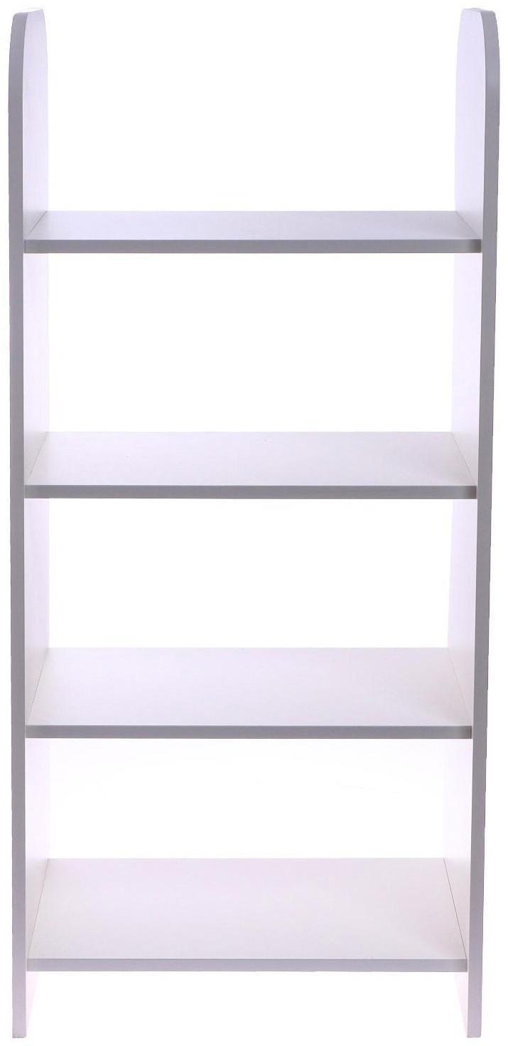 Стеллаж «Маленькая принцесса» белый-розовый, 540 × 400 × 1200 мм