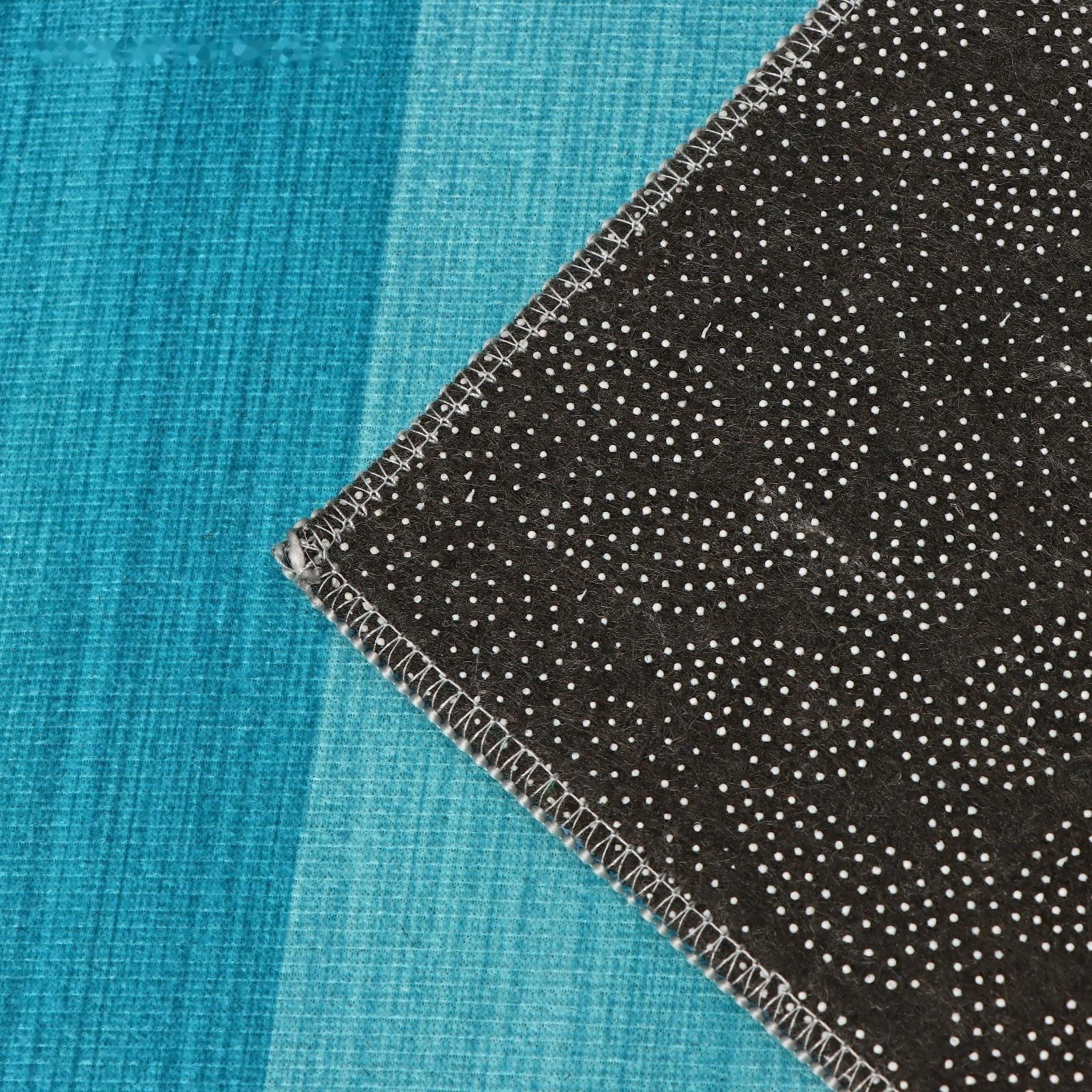 Коврик для ванной Доляна «Лазурный», 50×80 см, цвет синий