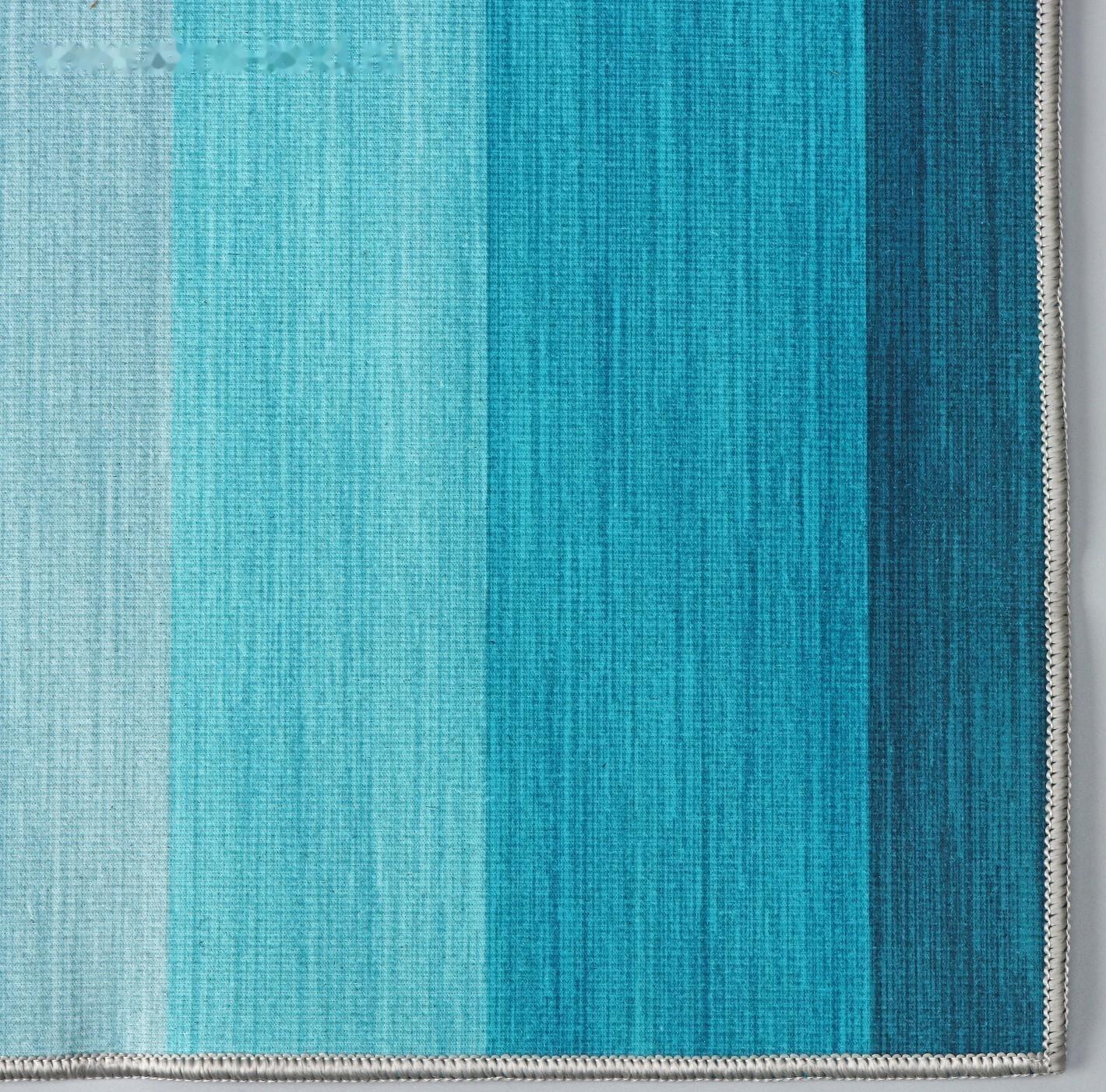 Коврик для ванной Доляна «Лазурный», 50×80 см, цвет синий