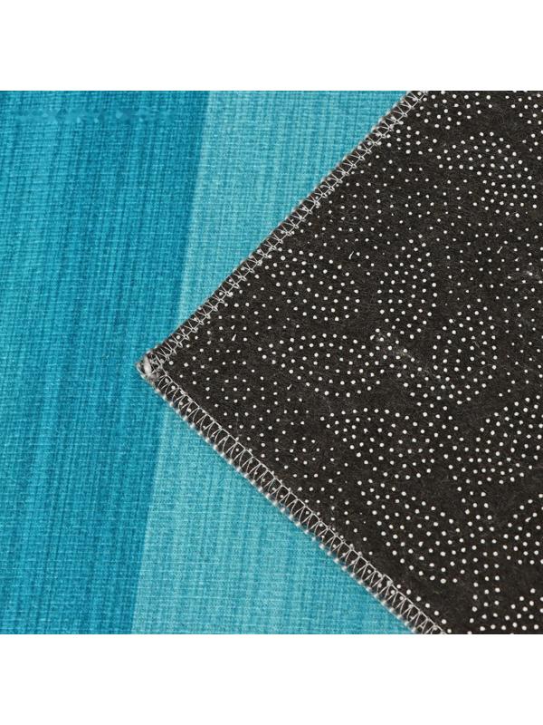 Коврик для ванной Доляна «Лазурный», 50×80 см, цвет синий