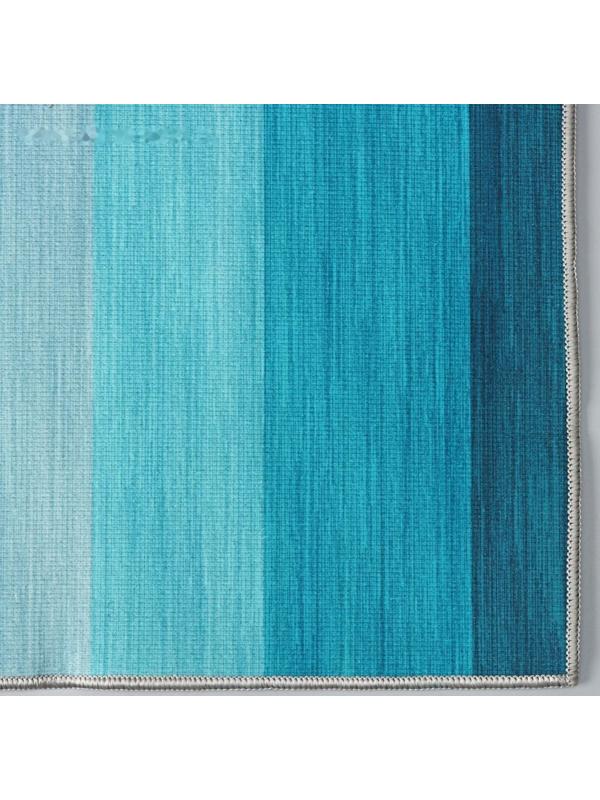 Коврик для ванной Доляна «Лазурный», 50×80 см, цвет синий