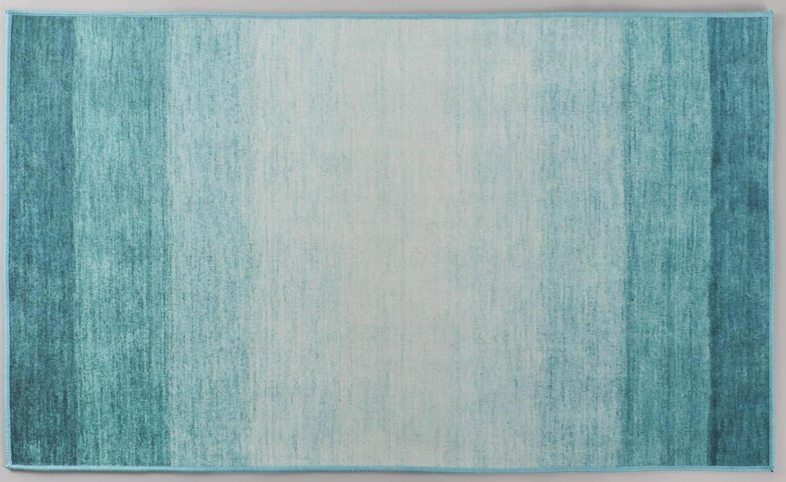 Коврик для ванной Доляна «Лазурный», 60×100 см, цвет синий