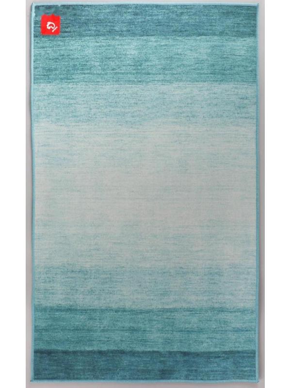 Коврик для ванной Доляна «Лазурный», 60×100 см, цвет синий