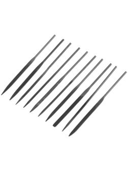 Набор надфилей ЛОМ, металлические рукоятки, 60 х 140 х 3 мм, 10 шт.