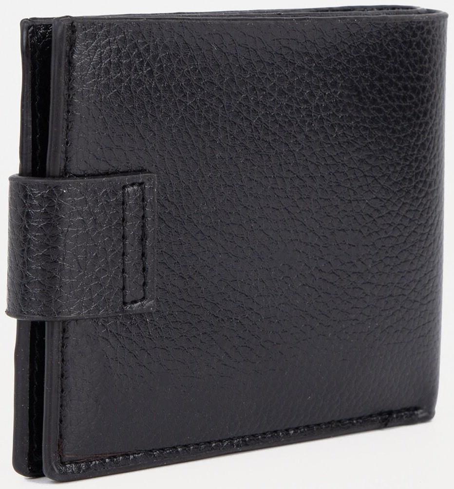 Портмоне на магните, для купюр, для карт, для монет, цвет черный