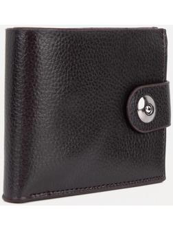 Портмоне на магните, для купюр, для карт, для монет, цвет коричневый