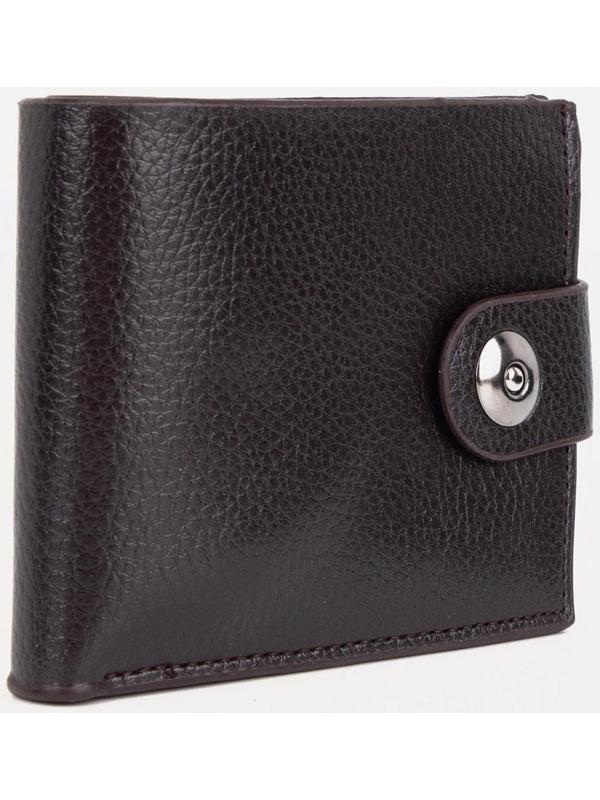 Портмоне на магните, для купюр, для карт, для монет, цвет коричневый