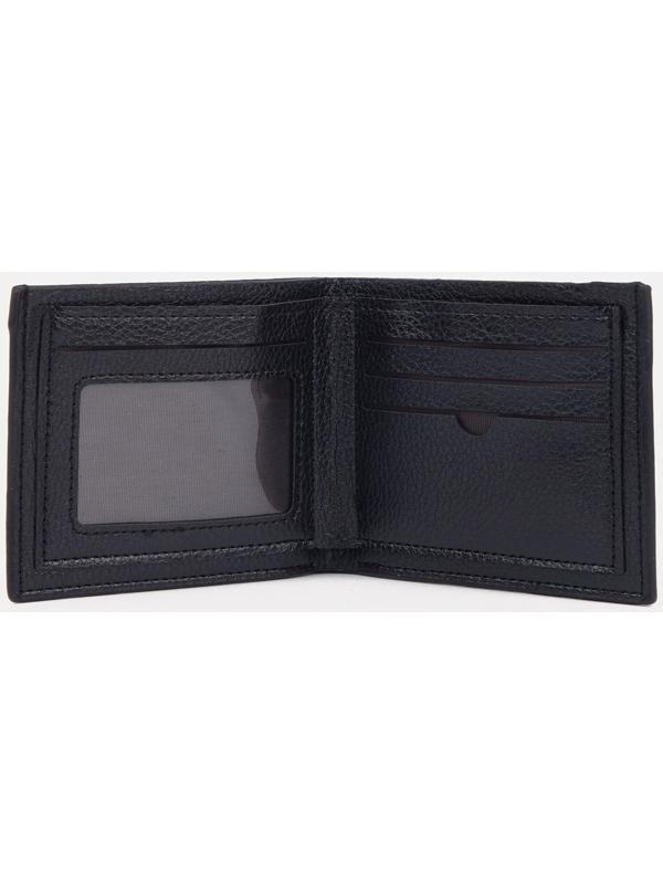 Портмоне без застёжки, для купюр, для карт, цвет чёрный