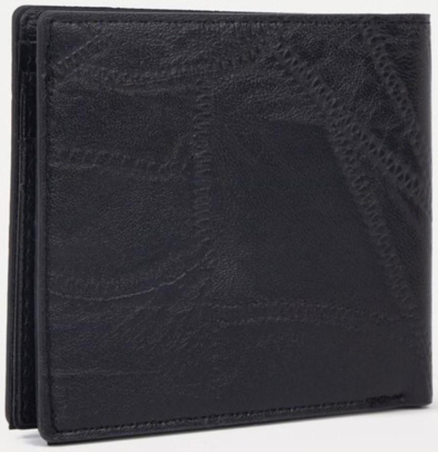 Портмоне без застёжки, для купюр, для карт, цвет чёрный
