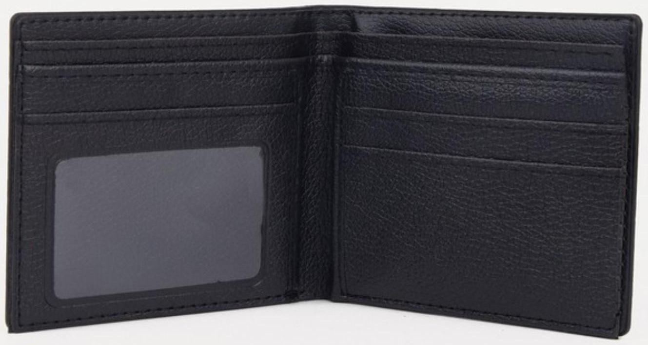 Портмоне без застёжки, для купюр, для карт, цвет чёрный