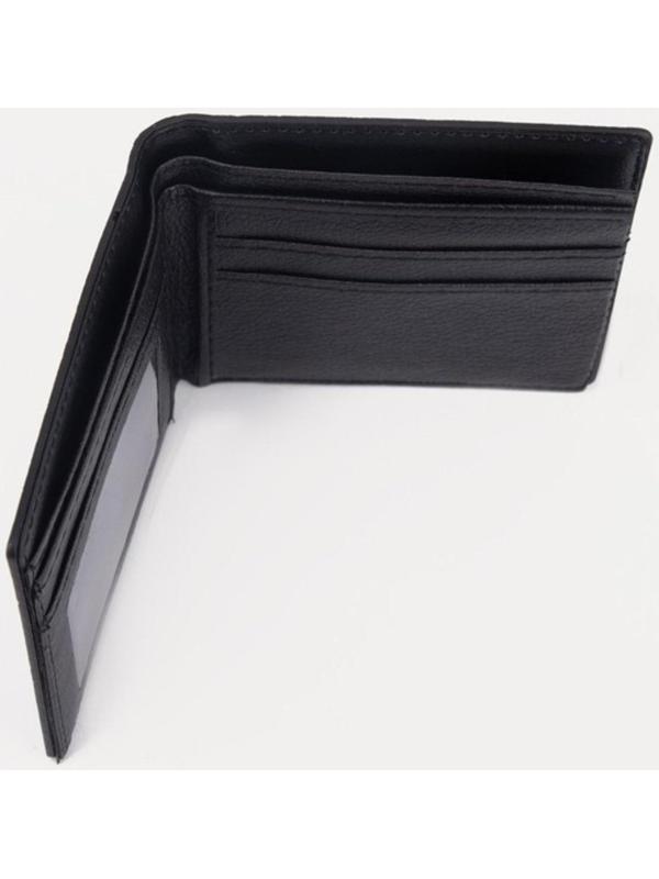 Портмоне без застёжки, для купюр, для карт, цвет чёрный