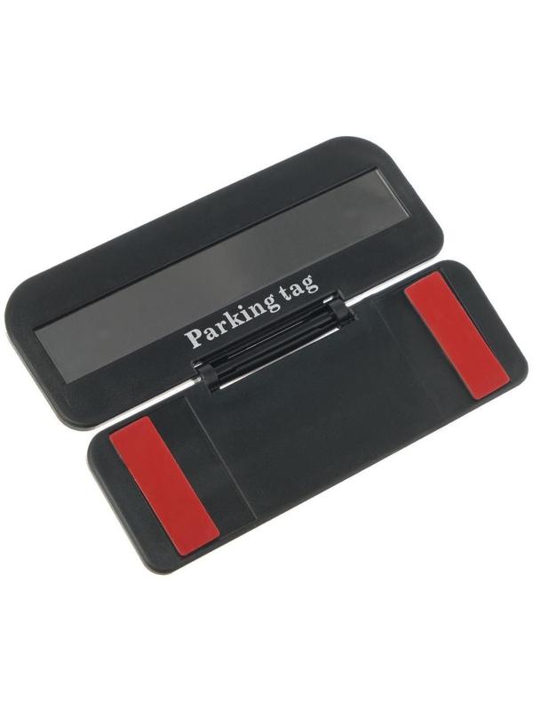 Табличка-подставка Cartage для номера телефона, складная, черный