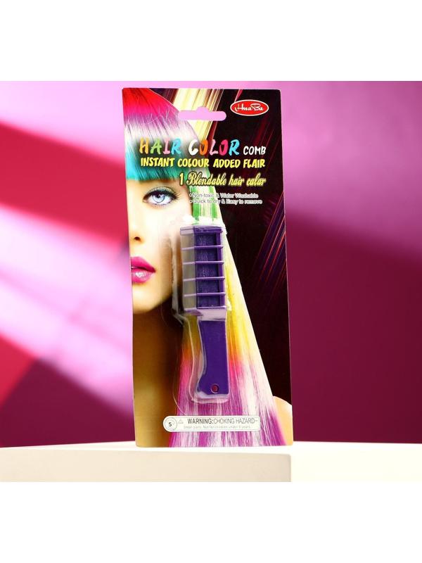 Мелки для окрашивания волос, синий, 1 шт.