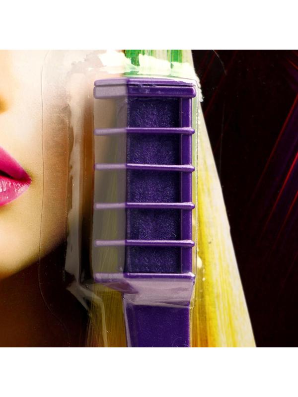 Мелки для окрашивания волос, синий, 1 шт.