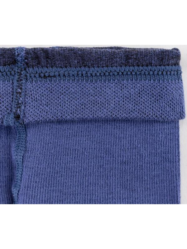 Колготки детские с плюшевым следом, цвет джинс, рост 98-104 (15-16)