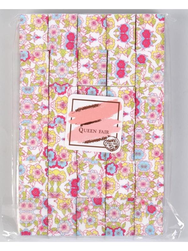 Бафы наждачные для ногтей, четырёхсторонние, 30 шт, 3,3 × 2,5 × 2,5 см, цвет и рисунок МИКС