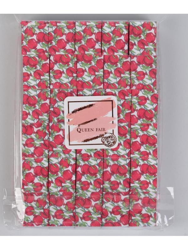 Бафы наждачные для ногтей, четырёхсторонние, 30 шт, 3,3 × 2,5 × 2,5 см, цвет и рисунок МИКС