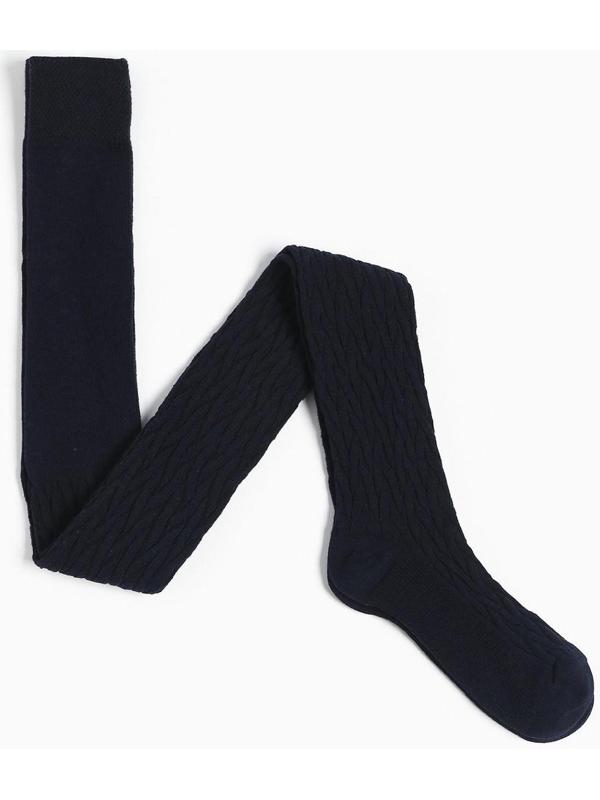 Колготки детские, цвет тёмно-синий, рост 134-140