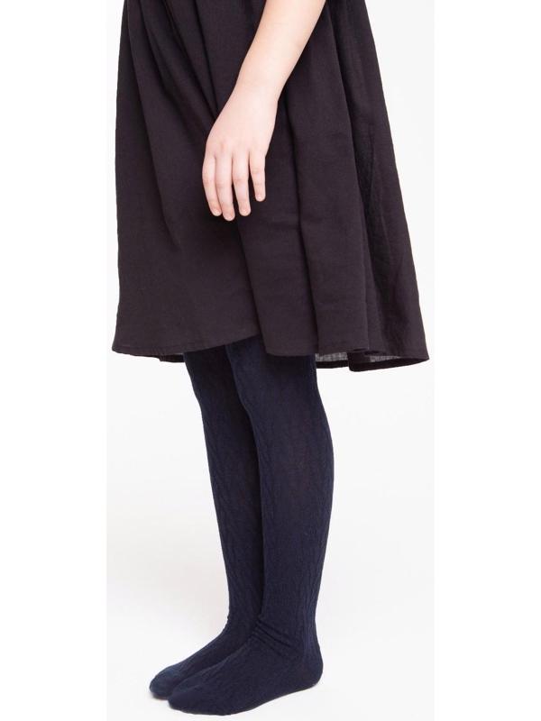 Колготки детские, цвет тёмно-синий, рост 134-140